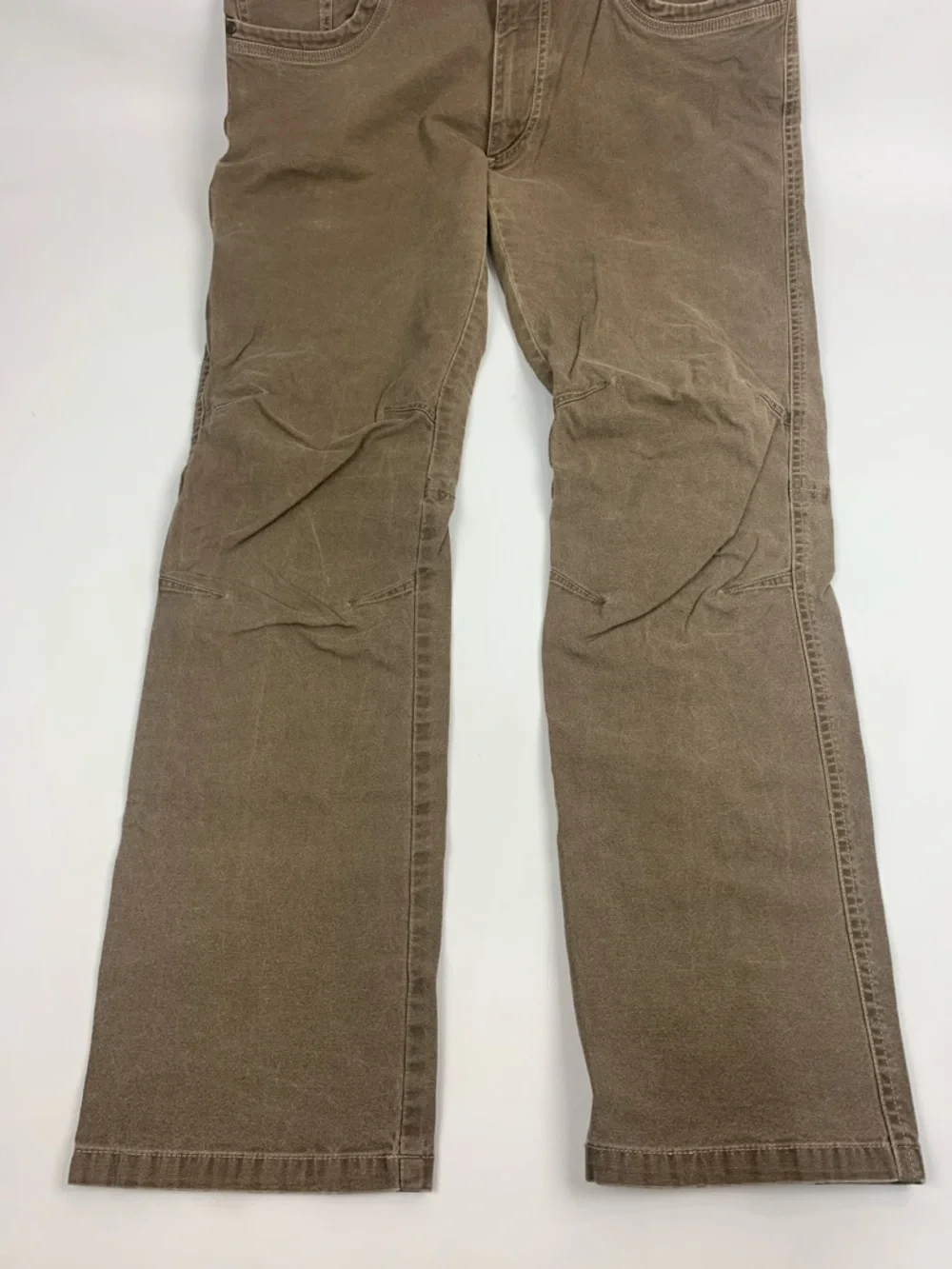Kuhl Kanvus Jean Brown Pants Mens 34 stretch Born in the mountains Tapered